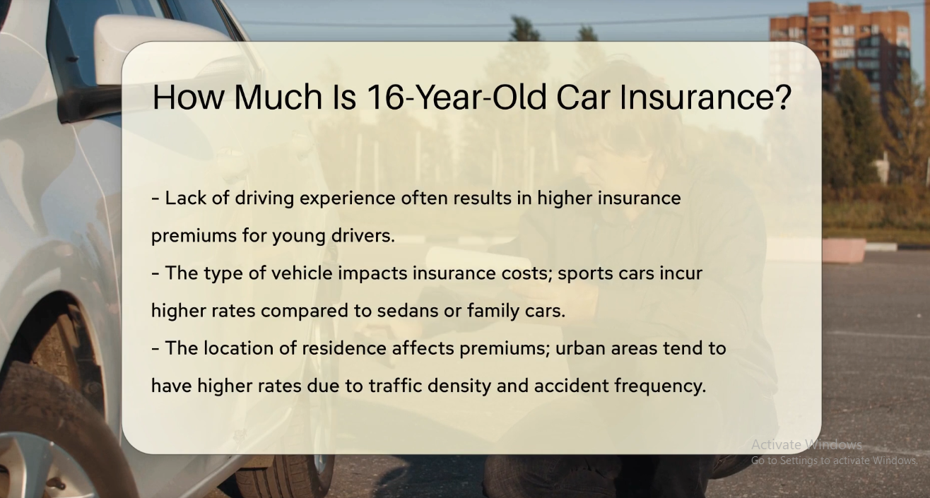 How Much Is Car Insurance For A 16 Year Old 2
