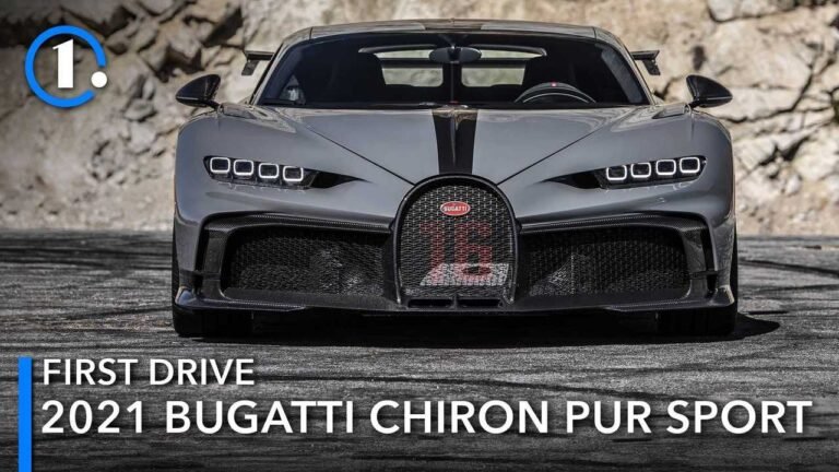 How Bugatti Chiron Pur Sport Handling Enhances Driver Control