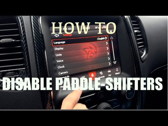 How To Turn Off Paddle Shifters Jeep Grand Cherokee 2023